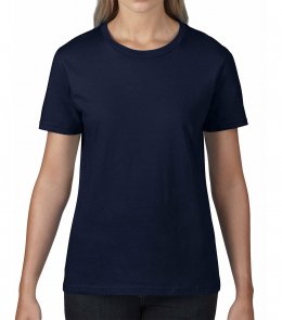Футболка женская Gildan Premium Cotton 185 Темно-синий