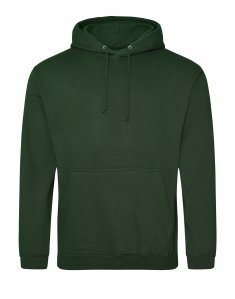 Мужская толстовка JustHoods COLLEGE HOODIE Темно-зеленый