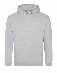 Мужская толстовка JustHoods COLLEGE HOODIE Серый меланж