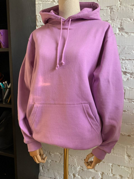 Чоловіча толстовка JustHoods COLLEGE HOODIE top_awjh001/LAV фото