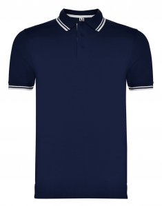 Мужская футболка поло Roly Montreal 230 Глубокий темно-синий