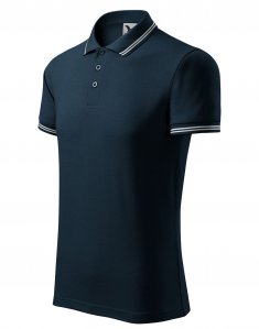 Мужская футболка поло Malfini Urban 200 Глубокий темно-синий