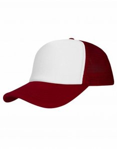 Кепка 5-ти панельная Headwear TRUCKERS MESH CAP Бордовый