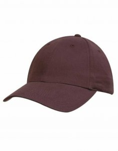 Кепка 6-ти панельная Headwear Brushed Cotton Cap Бордовый