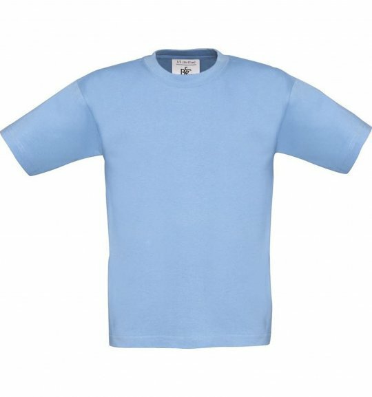 Детская футболка B&C EXACT TK300/SkyBlue фото