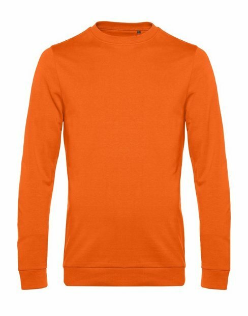 Мужская свитшот B&C Set In WU01W/PureOrange фото