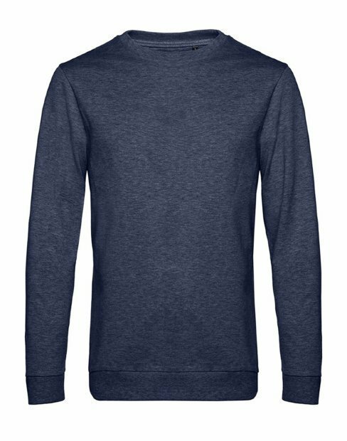 Мужская свитшот B&C Set In WU01W/HeatherNavy фото