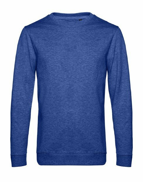 Чоловіча світшот B&C Set In WU01W/HeatherRoyalBlue фото