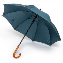 Зонт-трость с деревянной ручкой Темно-синий es_908001/11 фото