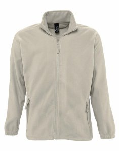 Мужская флисовая кофта Sols NORTH Кремовый