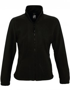 Женская флисовая кофта Sol`s NORMAN WOMEN Черный