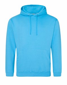 Мужская толстовка JustHoods COLLEGE HOODIE Ультрамарин 