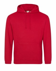Мужская толстовка JustHoods COLLEGE HOODIE Красный 