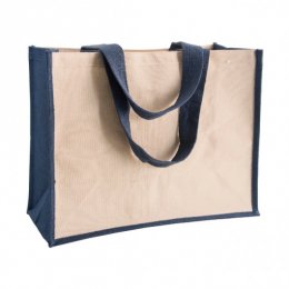 Еко-сумка з джуту та канвасу LaPalma Темно-синій en_50S80A1/60 фото
