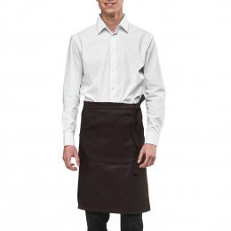 Фартук для официанта на пояс Коричневый