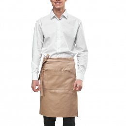 Фартух для офіціанта на пояс Пісочний