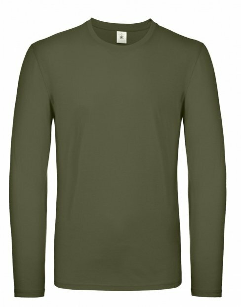 Чоловіча футболка з довгим рукавом B&C LSL TU05T/552 фото