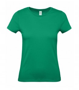 Женская футболка B&C #E150 /WOMEN Зеленый