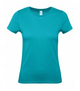 Женская футболка B&C #E150 /WOMEN Бирюзовый #E150/WOMEN/Turquoise фото