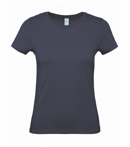 Женская футболка B&C WOMEN-ONLY #E150/WOMEN/navy фото