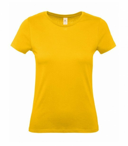 Жіноча футболка B&C WOMEN-ONLY #E150/WOMEN/gold фото