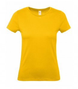 Женская футболка B&C #E150 /WOMEN Солнечно желтый