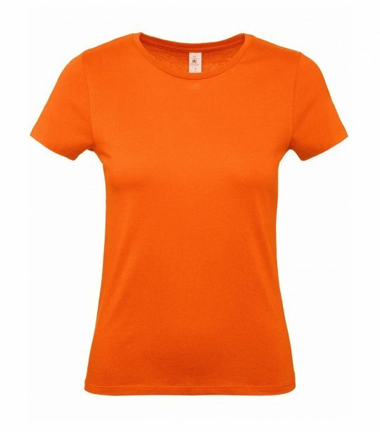 Женская футболка B&C WOMEN-ONLY #E150/WOMEN/orange фото