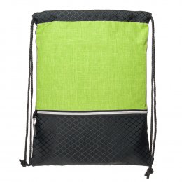 Мешок спортивный с карманом Лаймовый es_204451/09 фото