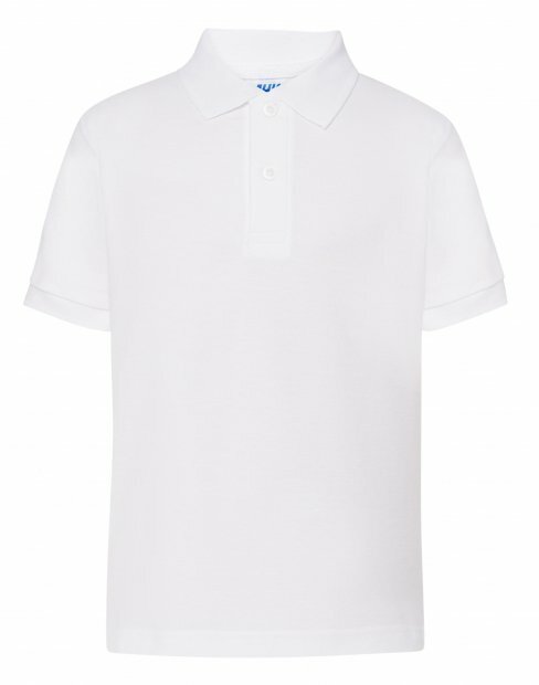 Детская футболка поло JHK Polo PKID210/WHI фото