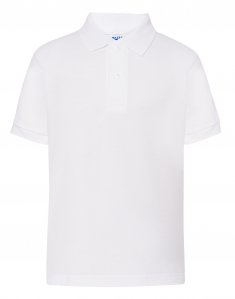 Детская футболка поло JHK KID POLO Белый PKID210/WHI фото