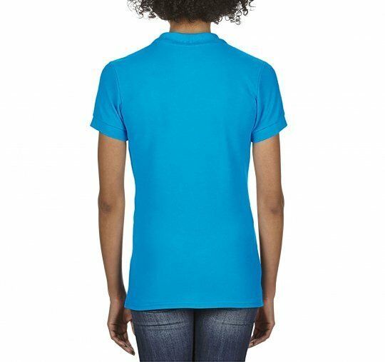 Жіноча футболка поло Gildan SoftStyle to_64800L/641C фото