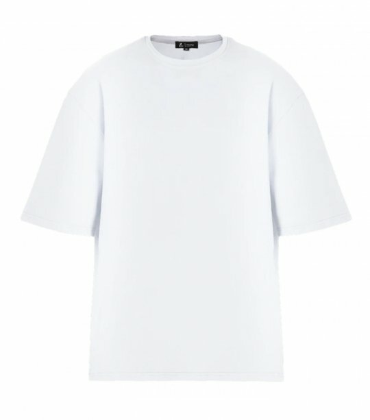 Чоловіча футболка Ray Market Oversize U0104/White фото
