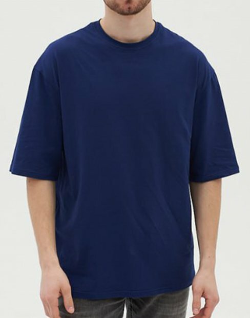 Чоловіча футболка Ray Market Oversize U0104/NavyBlue фото