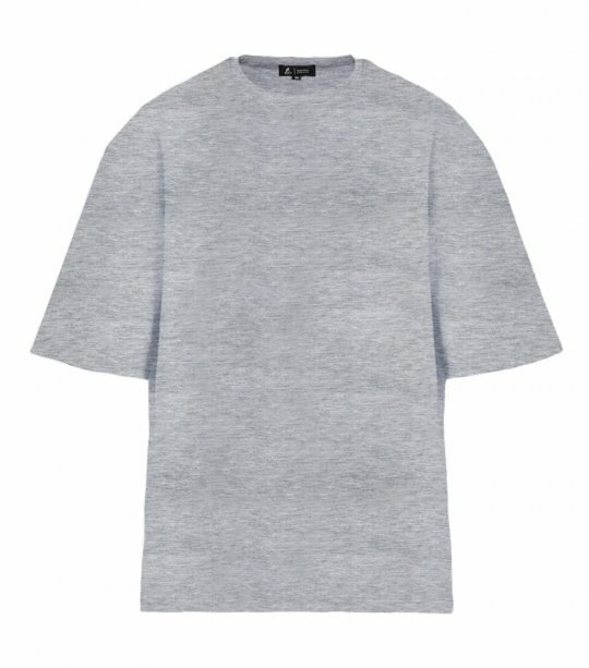 Мужская футболка RM Oversize U0104/GreyHeather фото