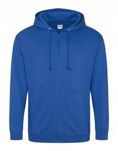 Мужская толстовка на замке Just Hoods ZOODIE Ярко-синий