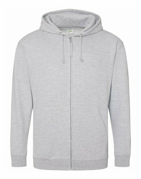 Чоловіча толстовка на замку JustHoods top_AWJH050/HGR фото