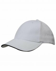 Кепка BRUSHED COTTON CAP WITH TRIM Белый tt_4210/WH_NA фото