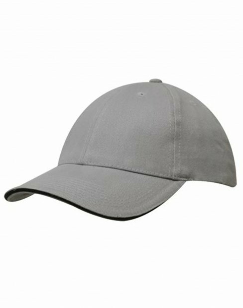 Кепка и панама Headwear Brushed Cotton Cap tt_4210/GREY_BL фото