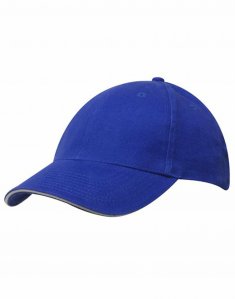 Кепка BRUSHED COTTON CAP WITH TRIM Ярко-синий
