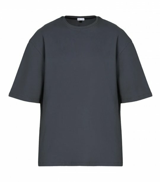 Чоловіча футболка Ray Market Oversize U0104/dark-grey фото