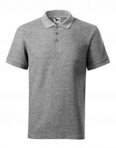 Поло Malfini Cotton heavy 220 Серый меланж