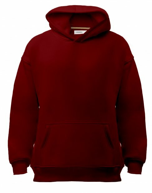 Чоловіча толстовка Maikoff Unisex unisexHoodie/bordo фото