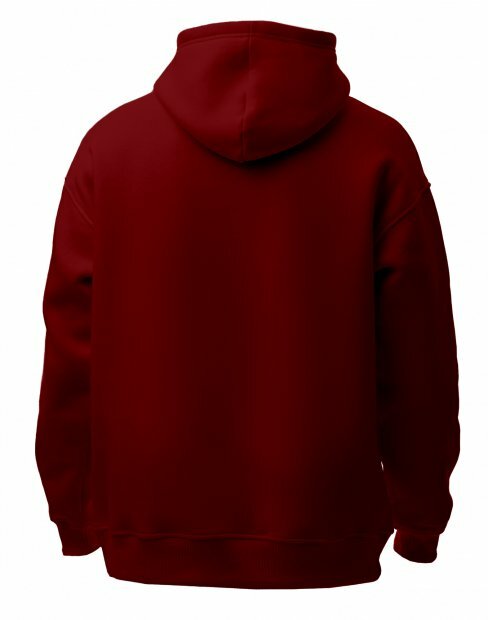Чоловіча толстовка Maikoff Unisex unisexHoodie/bordo фото