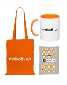 Подарочный Sorry-бокс с собственным принтом «Забота в знак извинения» Оранжевый Sorry-004/orange фото