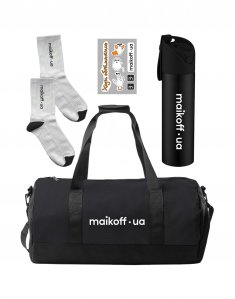 Подарочный бокс с собственным принтом «Забота в деталях» Черный Present-003/black фото