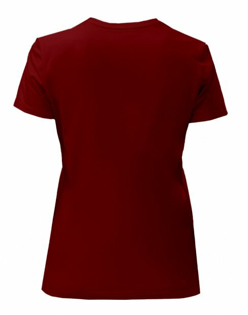 Женская футболка Maikoff Woman woman190/bordo фото