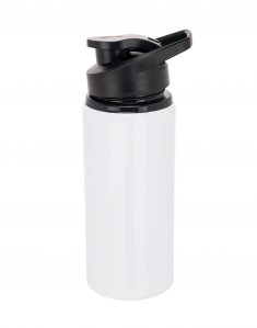 Бутылка для воды для сублимации с крышкой Белый mp_9348/wh фото