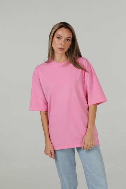 Чоловіча футболка Ray Market Oversize U0104/Pink фото