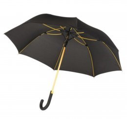 Зонт-трость CANCAN с металлическим стержнем и цветными спицами Желтый