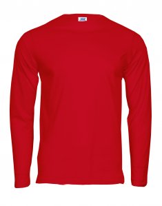 Мужская футболка с длинным рукавом JHK TSRA 150 LS Красный TSRA 150 LS/RD фото